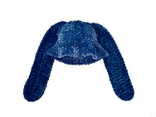 Load image into Gallery viewer, NAVY PLUSH FLOPPY HAT
