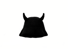Load image into Gallery viewer, BLACK HORN HAT
