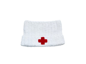 PLUSH NURSE SACK HAT