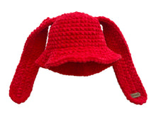 Load image into Gallery viewer, RED PLUSH FLOPPY HAT

