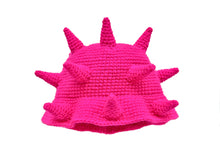 Load image into Gallery viewer, NEON PINK SPIKE HAT PREORDER
