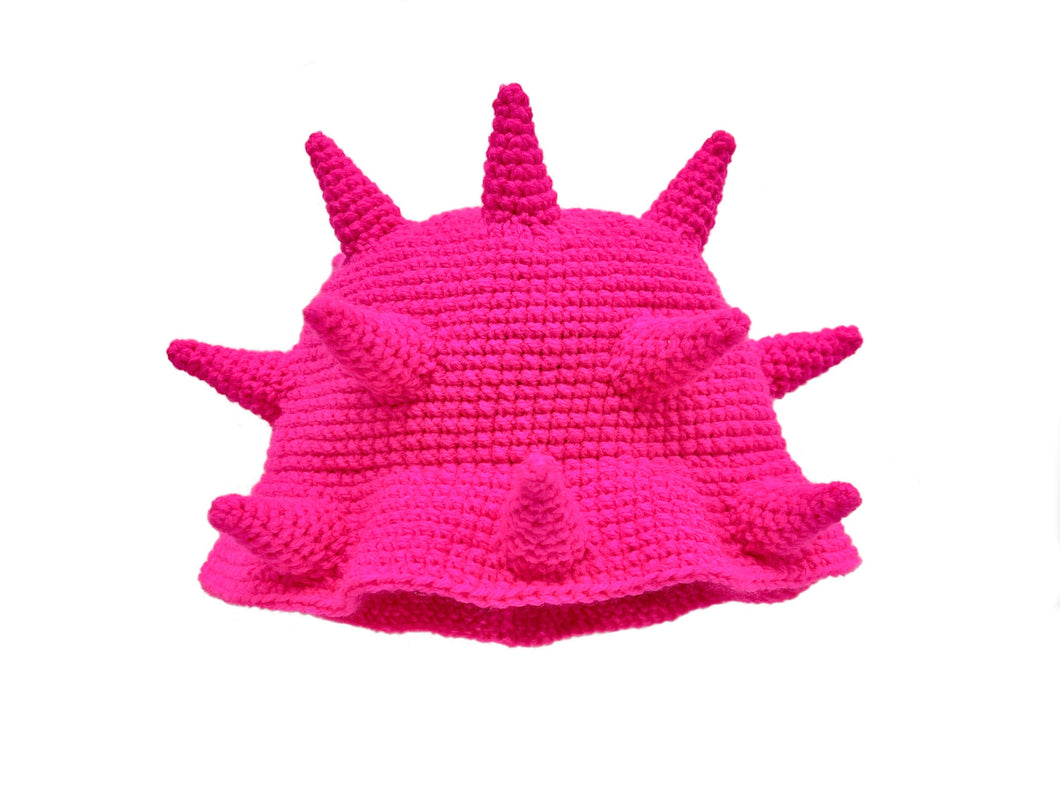 NEON PINK SPIKE HAT PREORDER