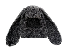 Load image into Gallery viewer, SPARKLY BLACK FLOPPY BALACLAVA
